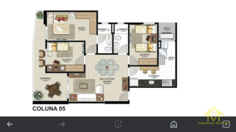 Imagem Apartamento com 3 Quartos à Venda, 94 m² em Praia Da Costa - Vila Velha Imagem Apartamento com 3 Quartos à Venda, 94 m² em Praia Da Costa - Vila Velha