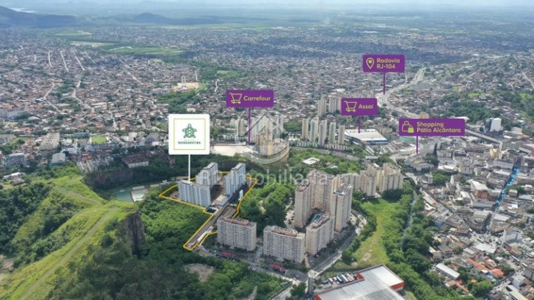 Imagem Apartamento com 2 Quartos à Venda, 46 m² em Alcantara - São Gonçalo