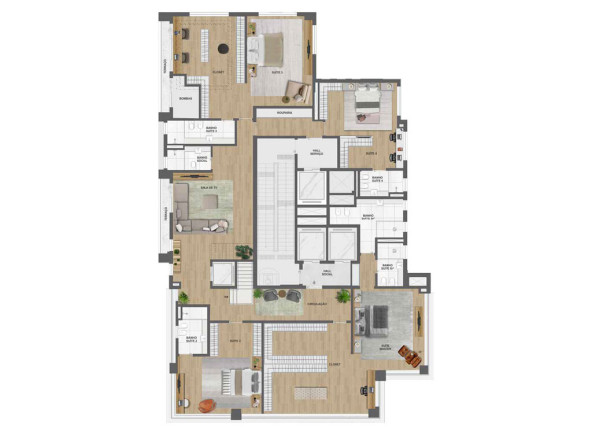 Imagem Cobertura com 4 Quartos à Venda, 688 m² em Ibirapuera - São Paulo