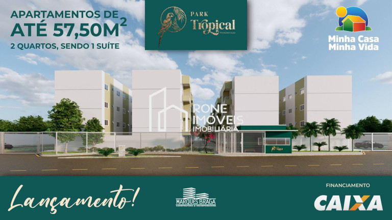Apartamento com 2 Quartos à Venda, 46 m² em Parque Verde - Belém