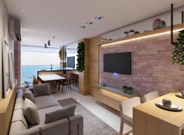 Imagem Apartamento com 2 Quartos à Venda, 61 m² em Praia De Itaparica - Vila Velha