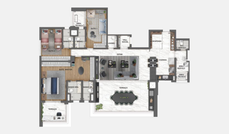 Imagem Apartamento com 4 Quartos à Venda, 199 m² em Santo Amaro - São Paulo Imagem Apartamento com 4 Quartos à Venda, 199 m² em Santo Amaro - São Paulo
