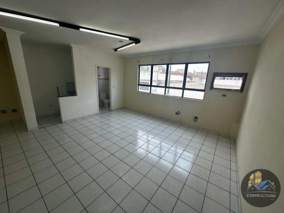 Imagem Sala Comercial para Alugar, 80 m² em Vila Mathias - Santos Imagem Sala Comercial para Alugar, 80 m² em Vila Mathias - Santos