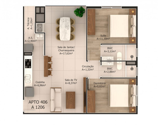 Imagem Apartamento com 2 Quartos à Venda, 81 m² em São Francisco De Assis - Camboriú