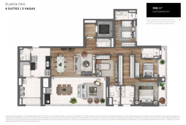 Imagem Apartamento com 4 Quartos à Venda, 190 m² em Perdizes - São Paulo