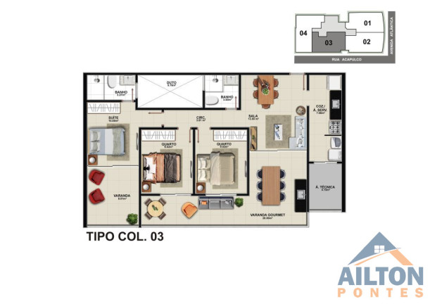 Imagem Apartamento com 3 Quartos à Venda, 103 m² em Praia Do Morro - Guarapari Imagem Apartamento com 3 Quartos à Venda, 103 m² em Praia Do Morro - Guarapari