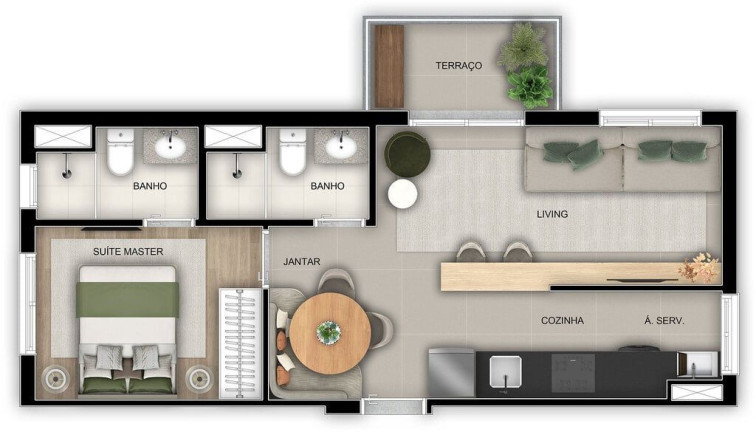 Imagem Apartamento com 3 Quartos à Venda, 56 m² em Vila Guarani (z Sul) - São Paulo Imagem Apartamento com 3 Quartos à Venda, 56 m² em Vila Guarani (z Sul) - São Paulo
