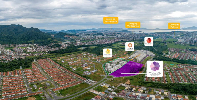 Imagem Apartamento com 2 Quartos à Venda, 44 m² em Bela Vista - Palhoça