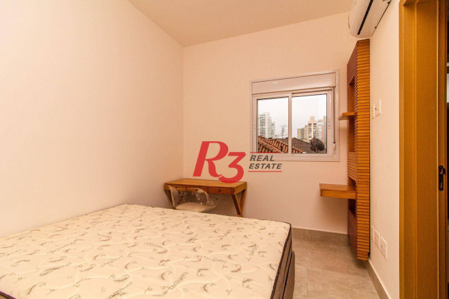 Imagem Apartamento com 1 Quarto para Alugar, 52 m² em Aparecida - Santos