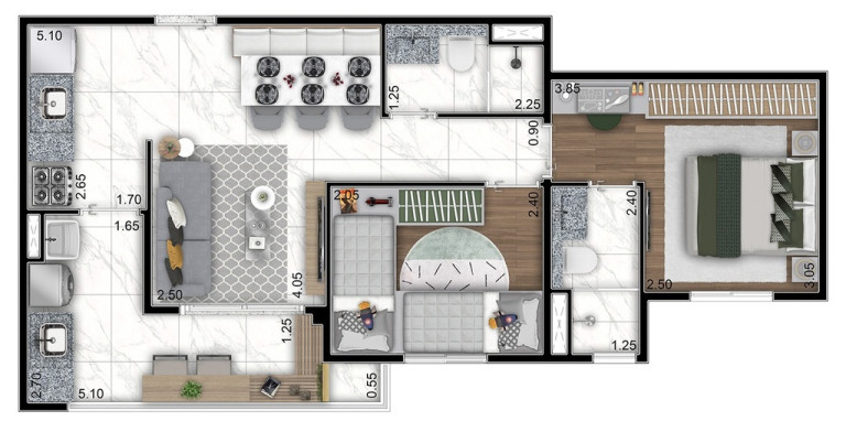 Imagem Apartamento com 2 Quartos à Venda, 57 m² em Aclimação - São Paulo Imagem Apartamento com 2 Quartos à Venda, 57 m² em Aclimação - São Paulo