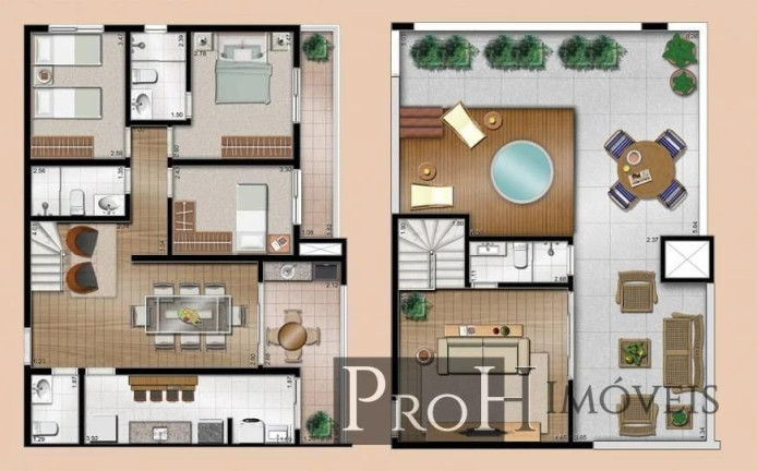 Imagem Cobertura com 2 Quartos à Venda, 185 m² em Santa Maria - São Caetano Do Sul