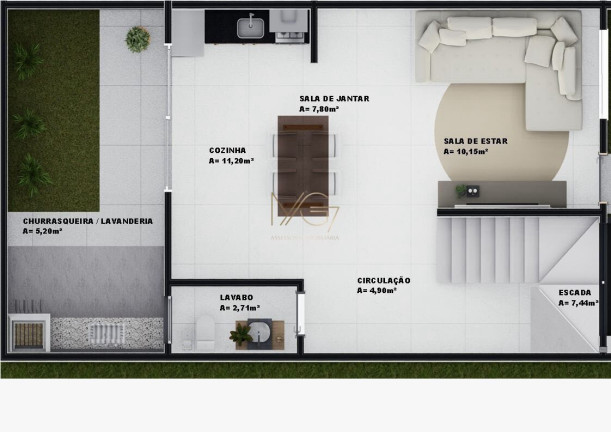 Imagem Sobrado com 3 Quartos à Venda, 110 m² em Xaxim - Curitiba