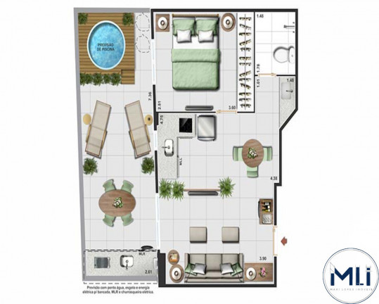 Imagem Imóvel com 1 Quarto à Venda, 49 m² em Copacabana - Rio De Janeiro