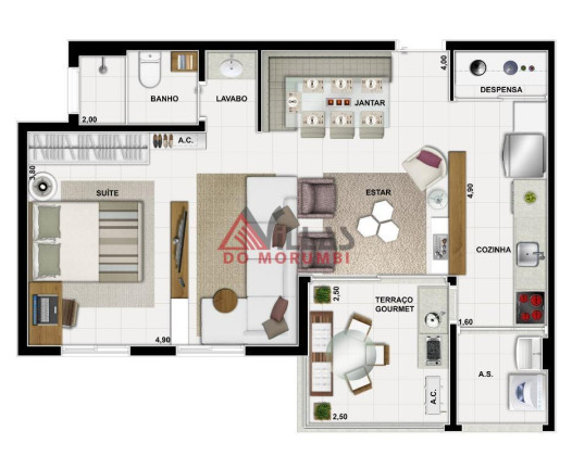 Imagem Apartamento com 2 Quartos à Venda, 58 m² em Vila Suzana - São Paulo
