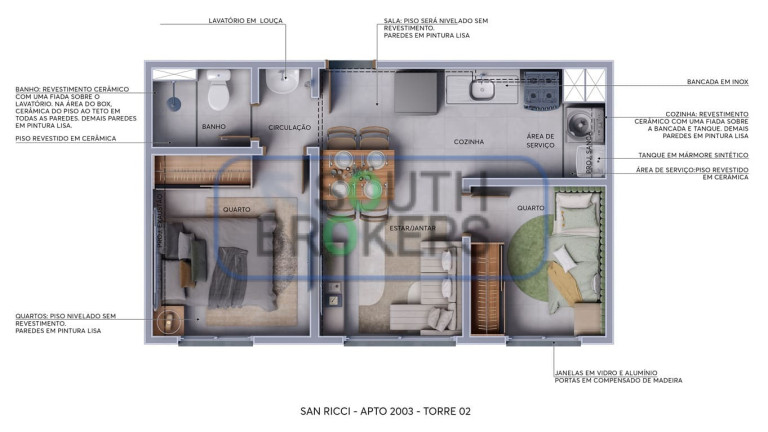 Imagem Apartamento com 2 Quartos à Venda, 33 m² em Parque São Rafael - São Paulo