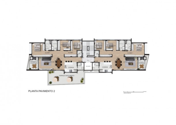 Imagem Cobertura com 3 Quartos à Venda, 178 m² em Boa Vista - Curitiba Imagem Cobertura com 3 Quartos à Venda, 178 m² em Boa Vista - Curitiba