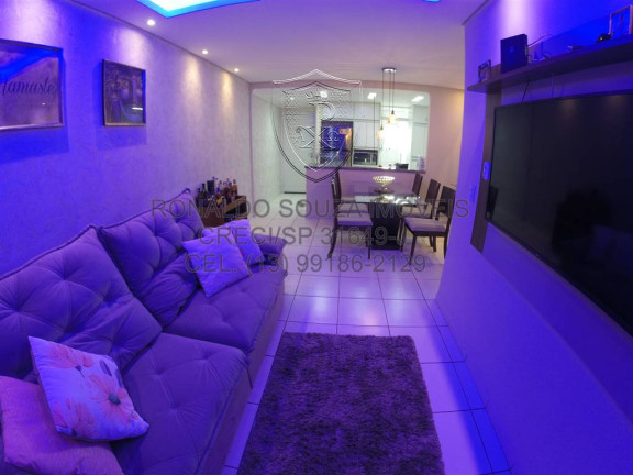 Imagem Apartamento com 3 Quartos à Venda, 91 m² em Vila Mirim - Praia Grande