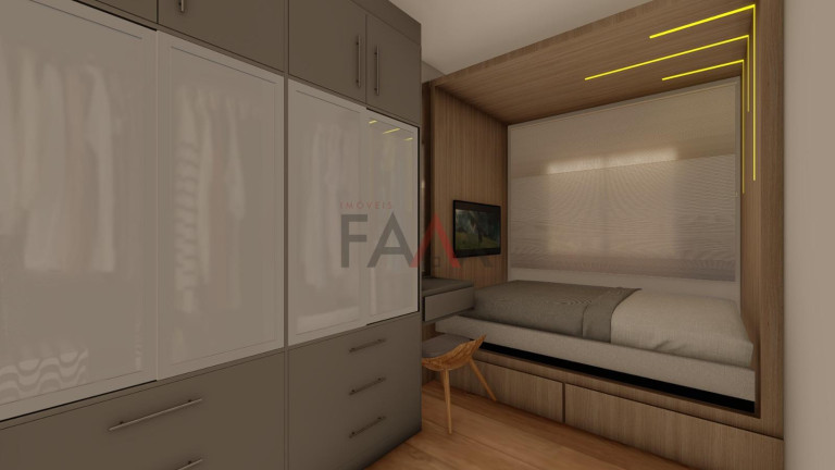 Imagem Apartamento com 1 Quarto à Venda, 72 m² em Boqueirão - Guarapuava