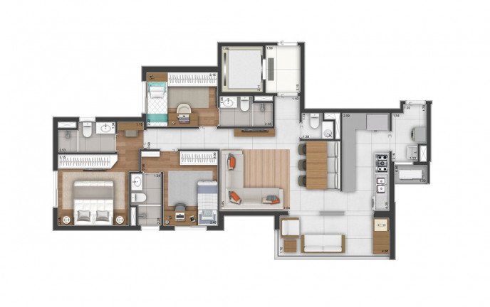 Imagem Apartamento com 2 Quartos à Venda, 123 m² em Taquaral - Campinas Imagem Apartamento com 2 Quartos à Venda, 123 m² em Taquaral - Campinas