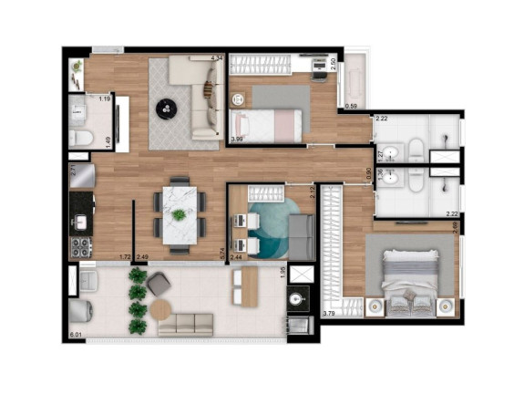 Imagem Studio com 1 Quarto à Venda, 22 m² em Perdizes - São Paulo Imagem Studio com 1 Quarto à Venda, 22 m² em Perdizes - São Paulo