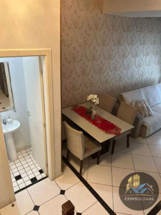 Imagem Flat com 2 Quartos para Alugar, 90 m² em Gonzaga - Santos
