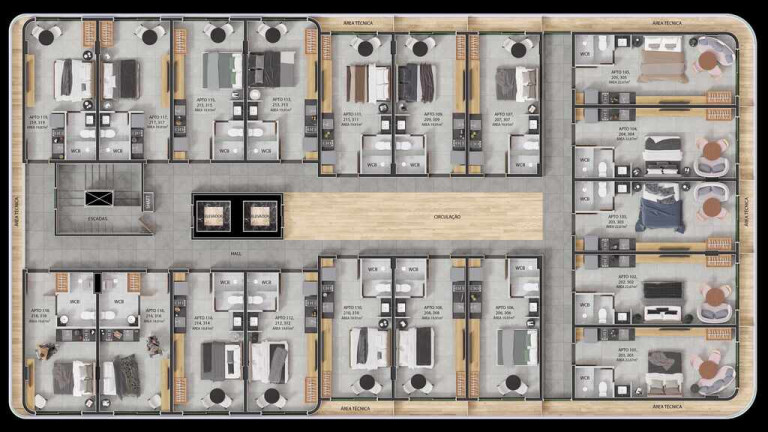 Imagem Imóvel com 1 Quarto à Venda, 19 m² em Bessa - João Pessoa