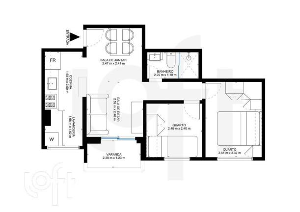 Foto do imóvel Apartamento com 3 Quartos à Venda, 59 m² em Jaguaré - São Paulo