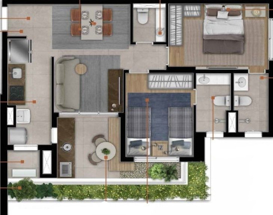 Apartamento com 2 Quartos à Venda, 64 m² em Bela Vista - Osasco