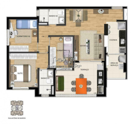 Imagem Apartamento com 3 Quartos à Venda, 85 m² em Vila Carrão - São Paulo Imagem Apartamento com 3 Quartos à Venda, 85 m² em Vila Carrão - São Paulo