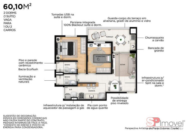 Imagem Apartamento com 2 Quartos à Venda, 61 m² em Centro - São Bernardo Do Campo