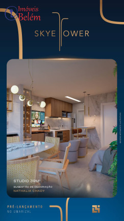 Imagem Apartamento com 1 Quarto à Venda, 39 m² em Umarizal - Belém