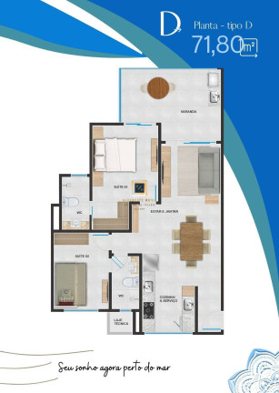 Imagem Apartamento com 2 Quartos à Venda, 67 m² em Porto Das Dunas - Aquiraz Imagem Apartamento com 2 Quartos à Venda, 67 m² em Porto Das Dunas - Aquiraz