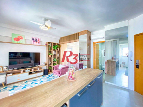 Imagem Apartamento com 1 Quarto à Venda, 46 m² em Boqueirão - Santos Imagem Apartamento com 1 Quarto à Venda, 46 m² em Boqueirão - Santos