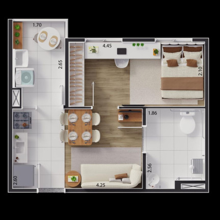 Imagem Apartamento com 2 Quartos à Venda, 34 m² em Guaianases - São Paulo