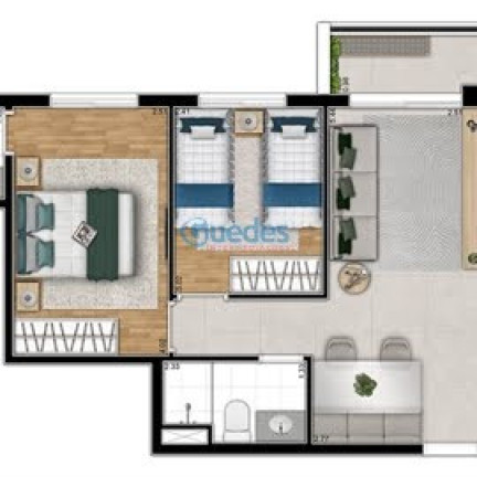 Imagem Apartamento com 2 Quartos à Venda, 57 m² em Vila Sonia - São Paulo Imagem Apartamento com 2 Quartos à Venda, 57 m² em Vila Sonia - São Paulo