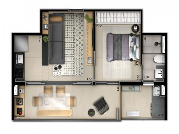 Imagem Apartamento com 1 Quarto à Venda, 109 m² em Ibirapuera - São Paulo Imagem Apartamento com 1 Quarto à Venda, 109 m² em Ibirapuera - São Paulo
