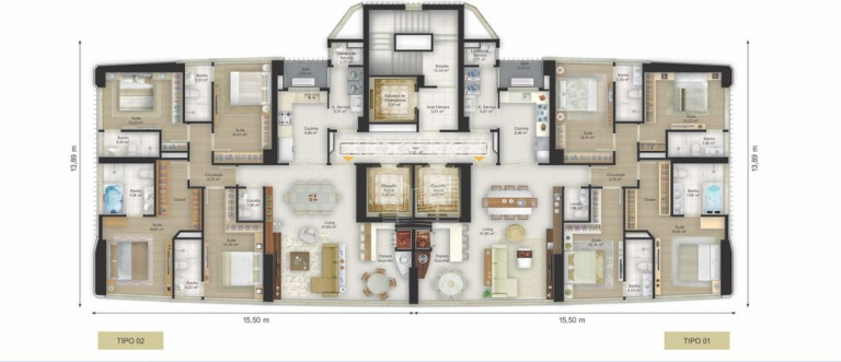 Imagem Apartamento com 4 Quartos à Venda, 171 m² em Centro - Balneário Camboriú Imagem Apartamento com 4 Quartos à Venda, 171 m² em Centro - Balneário Camboriú