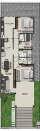 Imagem Casa com 3 Quartos à Venda, 103 m² em Areias - Tijucas