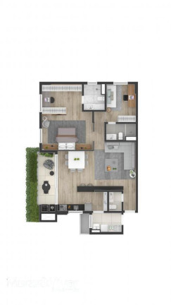 Imagem Apartamento com 3 Quartos à Venda, 107 m² em Centro - Curitiba