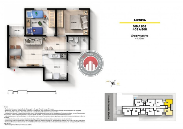 Imagem Apartamento com 2 Quartos à Venda, 44 m² em Centro - Nilopolis Imagem Apartamento com 2 Quartos à Venda, 44 m² em Centro - Nilopolis