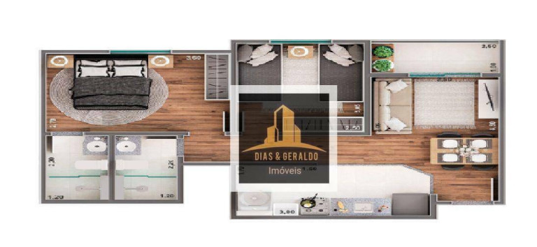 Imagem Apartamento com 2 Quartos à Venda, 51 m² em Parque Residencial Flamboyant - São José Dos Campos Imagem Apartamento com 2 Quartos à Venda, 51 m² em Parque Residencial Flamboyant - São José Dos Campos