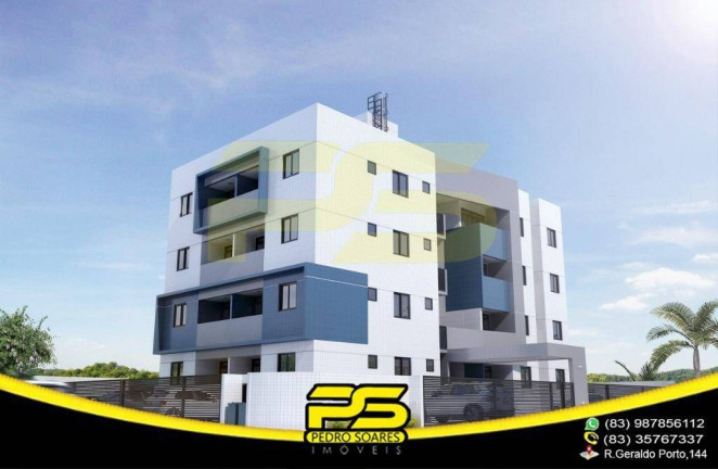 Apartamento com 2 Quartos à Venda, 56 m² em Cristo Redentor - João Pessoa