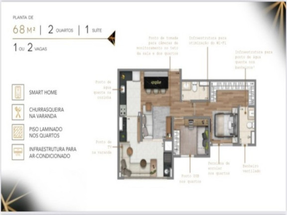 Imagem Imóvel com 2 Quartos à Venda, 68 m² em Vila Mariana - São Paulo