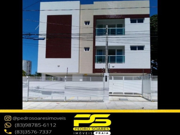 Apartamento com 2 Quartos à Venda, 53 m² em Jardim Cidade Universitária - João Pessoa