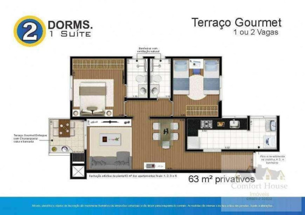 Imagem Apartamento com 2 Quartos à Venda, 63 m² em Campestre - Santo André Imagem Apartamento com 2 Quartos à Venda, 63 m² em Campestre - Santo André
