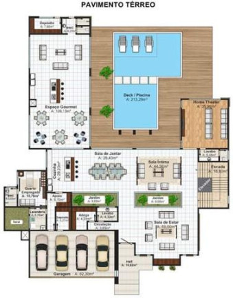 Imagem Casa com 4 Quartos à Venda, 400 m² em Residencial Tamboré - Barueri