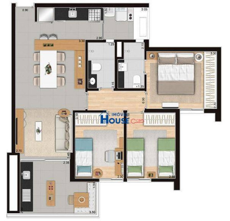 Imagem Apartamento com 3 Quartos à Venda, 75 m² em Perdizes - São Paulo