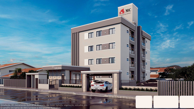 Imagem Apartamento com 2 Quartos à Venda, 58 m² em Santa Luzia - Tijucas