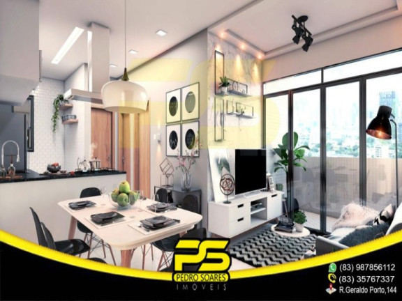 Imagem Apartamento com 2 Quartos à Venda, 56 m² em Cristo Redentor - João Pessoa Imagem Apartamento com 2 Quartos à Venda, 56 m² em Cristo Redentor - João Pessoa
