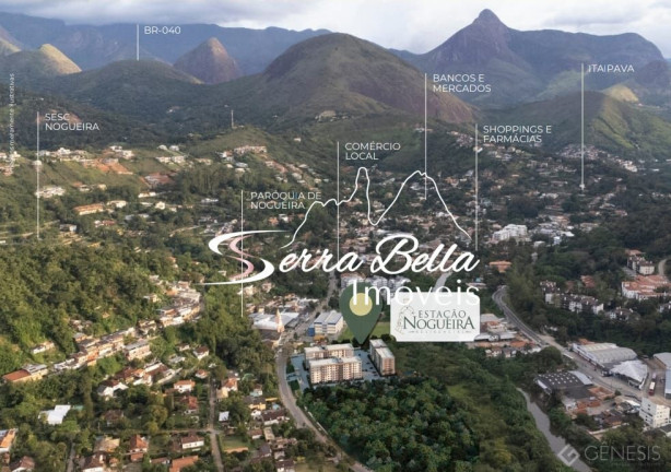 Imagem Apartamento com 2 Quartos à Venda, 55 m² em Nogueira - Petrópolis Imagem Apartamento com 2 Quartos à Venda, 55 m² em Nogueira - Petrópolis